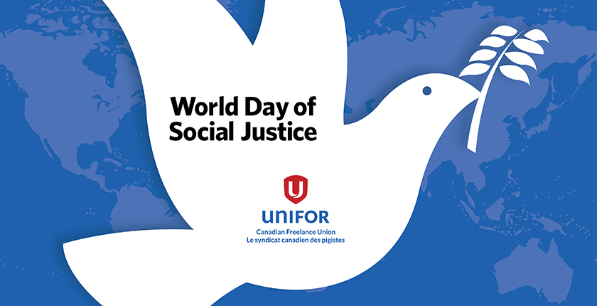 World Day Of Social Justice – Canadian Freelance Union